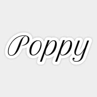 Poppy Sticker